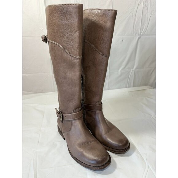 Frye Shoes - Frye Phillip Light Brown Leather Riding Boot Womens Size 6.5 B